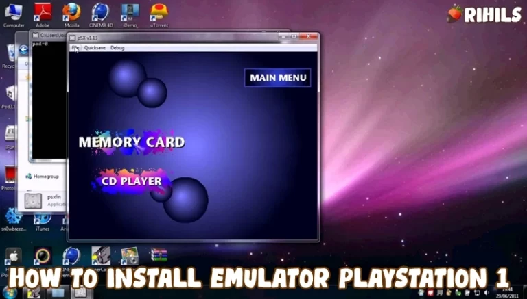 Tutorial Setting Emulator Playstation 1 PS1 PSX