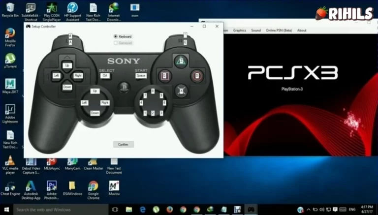 Tutorial Setting Emulator Playstation 3 PS3