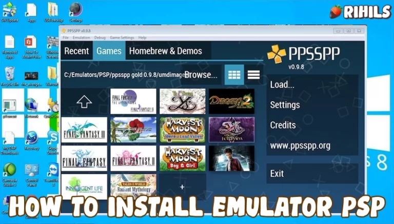 How to Install Emulator Playstation Portable PSP
